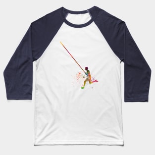 pole vault in watercolor Baseball T-Shirt